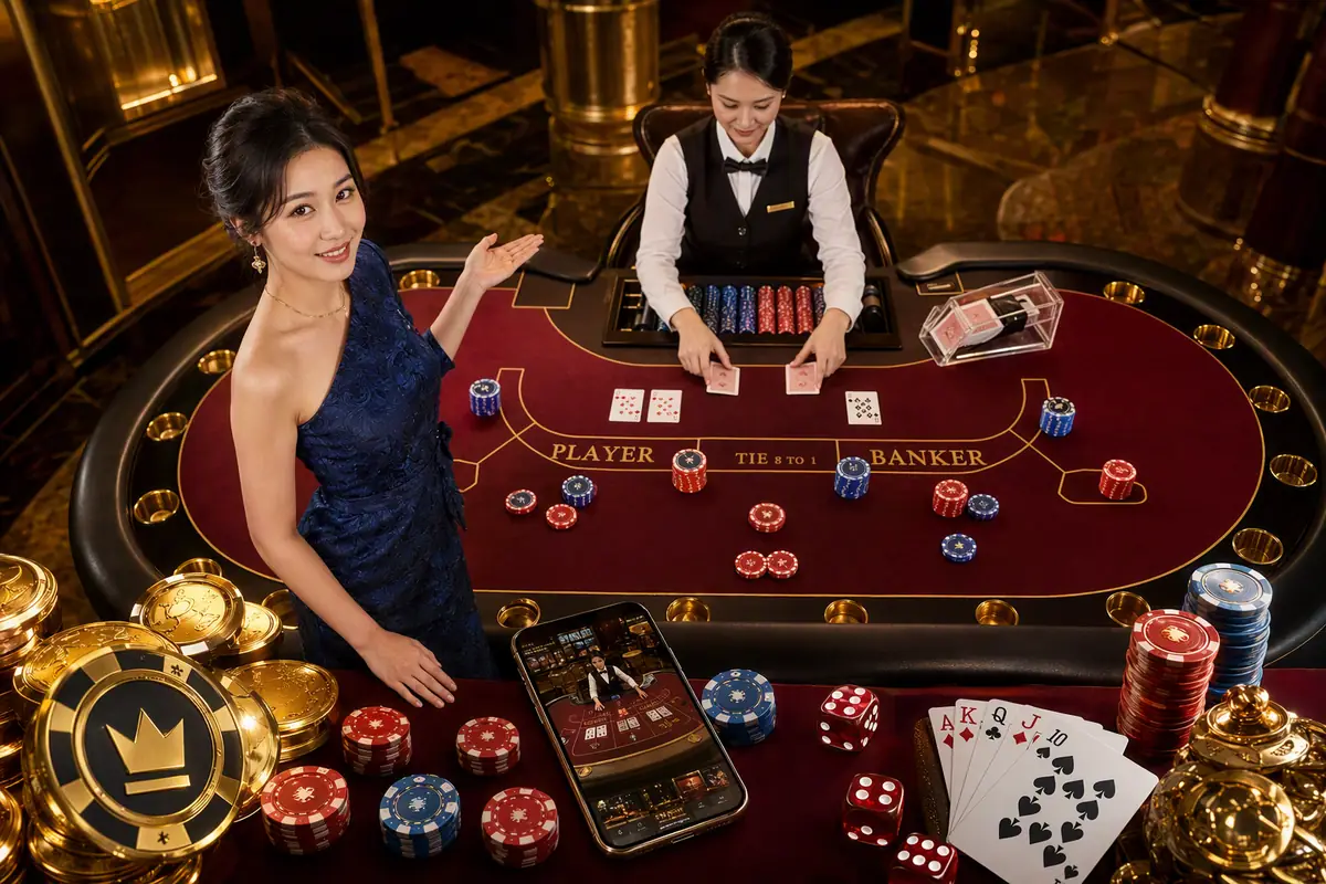 betmly66 Casino meja baccarat live dealer
